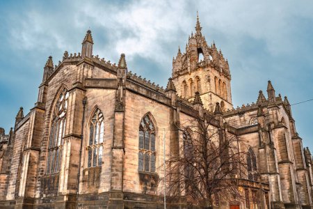 Catedral de St. Giles (el Alto Kirk de Escocia), en el casco antiguo de Edimburgo, Escocia