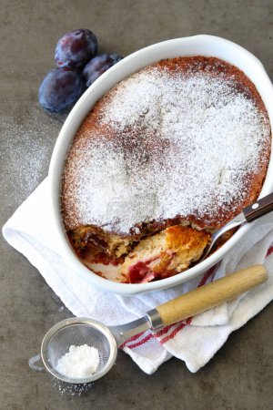 Photo for Plum pudding in a tin - Royalty Free Image