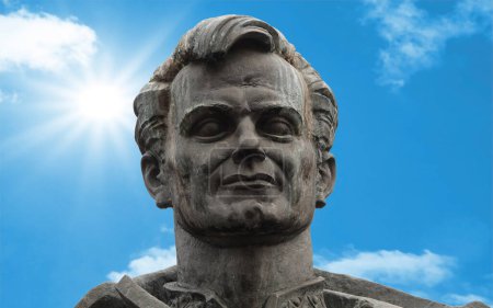 Photo for Kiev, Ukraine November 28, 2020: Monument to Georgy Gongadze to Ukrainian journalist - Royalty Free Image