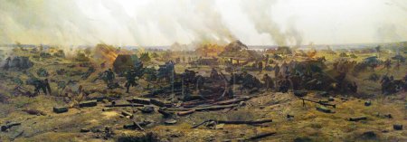 Photo for Painted panorama of the second world war 1941 - 1945 - Royalty Free Image