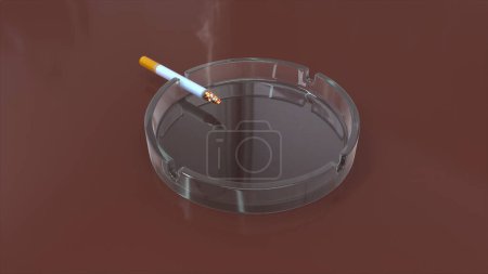 Foto de 3d renderizado ilustración del cigarrillo - Imagen libre de derechos