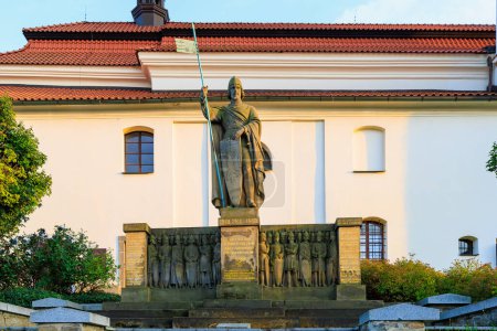 Téléchargez les photos : August 25, 2022 Votice Czech Republic. Monument to the governor. Background with selective focus and copy space - en image libre de droit
