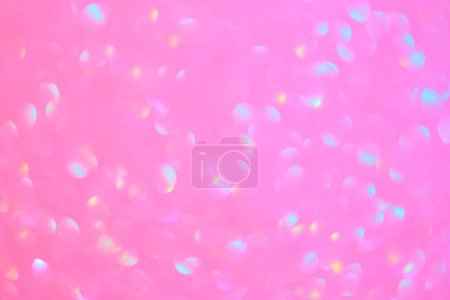 Photo for Abstract blurred background. Defocused portrait lens back. Backdrop bokeh. Design blank. Graphic resource for the designer. Pale magenta. - Royalty Free Image