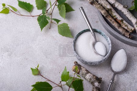 Xylitol or birch sugar, substitute for diabetics