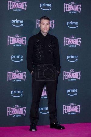 Photo for MILANO, ITALY, MAY 17: Fedez attends the premiere of the Amazon Prime Video tv series The Ferragnez at Arco della Pace, Milan, 17 May 2023. - Royalty Free Image