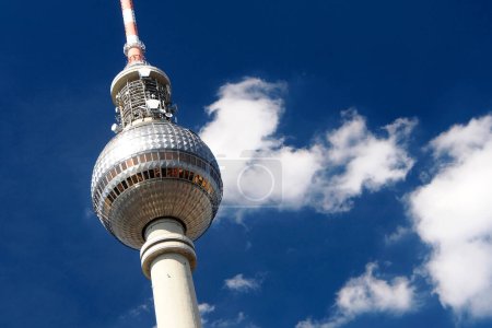 Photo for Berlin TV Tower, Central Berlin, Berlin, Germany, Europe - Royalty Free Image