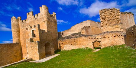 Téléchargez les photos : Château de Berlanga de Duero, 12-15ème siècle, Berlanga de Duero, Soria, Castilla y Leon, Espagne, Europe - en image libre de droit