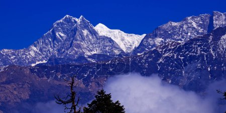 Téléchargez les photos : Nigliri, Annapurna Range, Trek to Annapurna Base Camp, Annapurna Conservation Area, Himalaya, Nepal, Asie - en image libre de droit