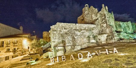 Photo for Castle of Ribadavia, 15th Century, Ribadavia, Orense, Galicia, Spain, Europe - Royalty Free Image