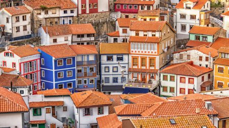 Téléchargez les photos : Cudillero, Village de pêcheurs, Mer Cantabrique, Principado de Asturias, Espagne, Europe - en image libre de droit