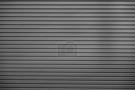 Photo for A closeup shot of automatic metal roller door - Royalty Free Image