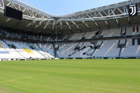 Photo for Turin, Italy - October 27, 2022 - Empty Juventus Stadium in Turin - Royalty Free Image