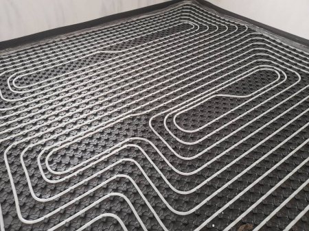 Photo for Radiant Floor Heating and Cooling System - Royalty Free Image