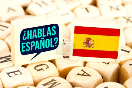 Téléchargez les photos : Différentes lettres et apprentissage de l'espagnol - en image libre de droit