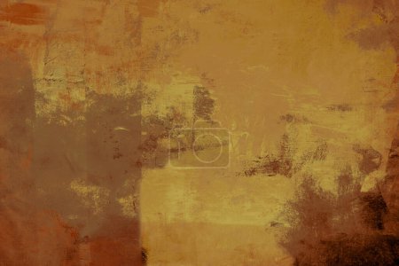 Foto de Lona acrílica de colores cálidos pintura fondo abstracto - Imagen libre de derechos