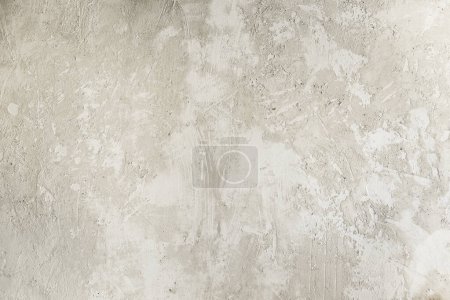 Photo for Old white limewashed wall texture background - Royalty Free Image