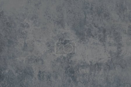 Photo for Detail of damp stain on a lime washed wall, pale blue abstract background - Royalty Free Image