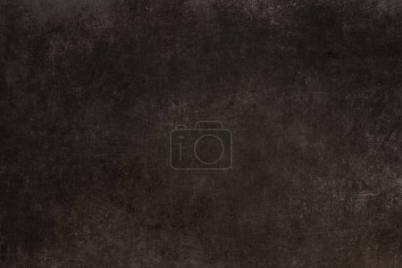 Photo for Dark brown scraped wall texture, worn out grunge background - Royalty Free Image