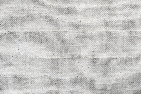 Photo for Detail of woven white linen natural fabric texture background - Royalty Free Image