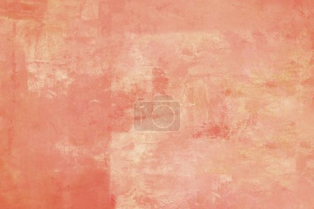 Photo for Coral pink painted grunge background - Royalty Free Image