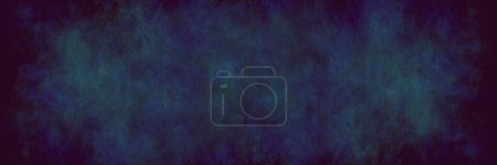 Téléchargez les photos : Pierre rugueuse bleu foncé effet grunge rustique large bannière - texturé cool ton site en-tête message fond - en image libre de droit