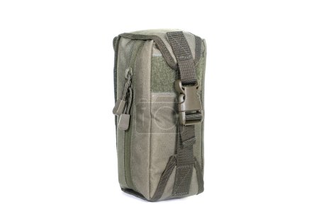Multifunctional Tactical Weekender Convertible Outdoor Travel Canvas Backpack Isolated on White. Modern Camping Traveler Back Pack Bag Shoulder Straps and Haul Loop. Tactical Hiking Backpack