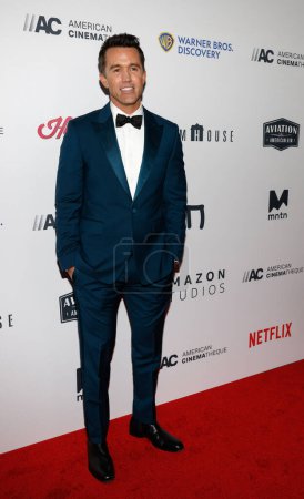 Photo for Los Angeles, CA  - Nov 17, 2022: Rob McElhenney attends the  36th Annual American Cinematheque Awards Honoring Ryan Reynolds at The Beverly Hilton - Royalty Free Image
