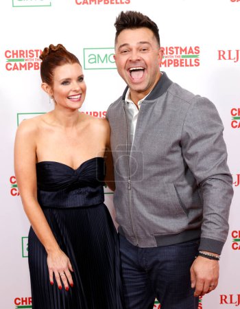 Photo for Los Angeles, CA,  - Nov 29, 2022: JoAnna Garcia Swisher and Nick Swisher arrive at the movie premiere of "Christmas With The Campbells" at The Edition West Hollywood - Royalty Free Image