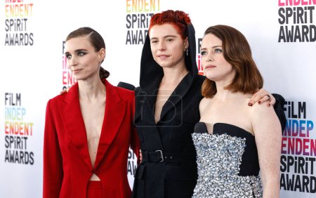 Photo for Santa Monica, California - March 04, 2023: Rooney Mara, Jessie Buckley and Claire Foy attend the 2023 Film Independent Spirit Awards - Royalty Free Image