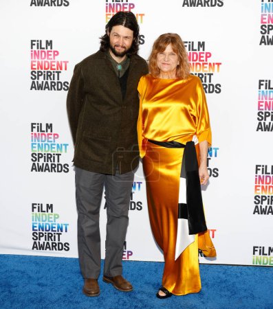 Photo for Santa Monica, California - March 04, 2023: Dale Dickey (R) snf guest attend the 2023 Film Independent Spirit Awards - Royalty Free Image