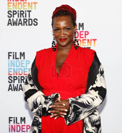 Téléchargez les photos : Santa Monica, Californie - 04 mars 2023 : Effie T. Brown assiste aux 2023 Film Independent Spirit Awards - en image libre de droit