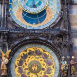 View of the Prague astronomical clock