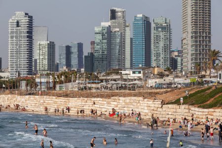 Photo for TEL AVIV, ISRAEL - CIRCA MAY 2018: Beautiful view of Tel Aviv in Israel circa May 2018 in Tel Aviv. - Royalty Free Image
