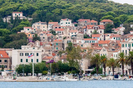 Téléchargez les photos : Belle vue sur la ville de Split en Croatie vers septembre 2016 à Split. - en image libre de droit