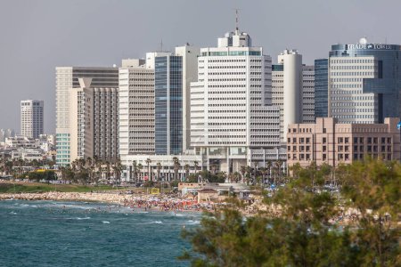 Téléchargez les photos : TEL AVIV, ISRAEL - CIRCA MAI 2018 : Belle vue sur Tel Aviv en Israël vers mai 2018 à Tel Aviv. - en image libre de droit