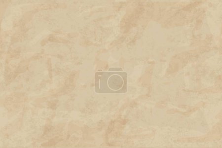 Illustration for Kraft recycled texture paper background, grunge old parchment banner template. Vector illustration. - Royalty Free Image