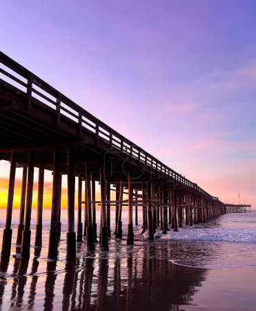 Photo for Sunrise at Ventura Beach Pier - Royalty Free Image