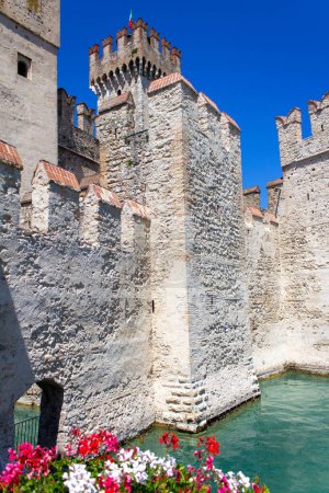 Photo for Scaliger Castle in Sirmione, Lake Garda, Italy, Lombardia - Royalty Free Image