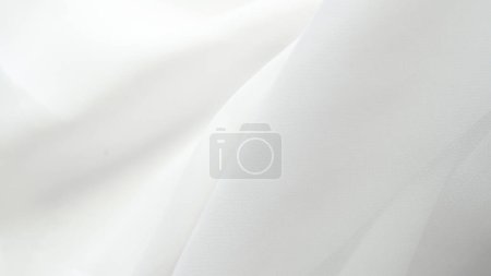 weißer weicher monochromer Stoff Hintergrund.