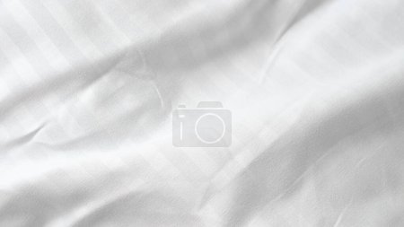 white fabric background copy space .