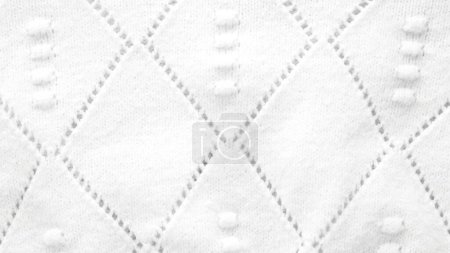 patrón de fondo de tela blanca minimalista de punto.