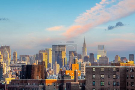 Téléchargez les photos : New York City skyline, paysage urbain de Manhattan aux États-Unis - en image libre de droit