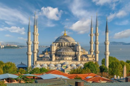Téléchargez les photos : Mosquée Sultanahmet (Mosquée bleue) à Istanbul, Turquie - en image libre de droit