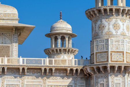 Foto de Detalles de Itimad-ud-Daulah o Baby Taj en Agra India - Imagen libre de derechos