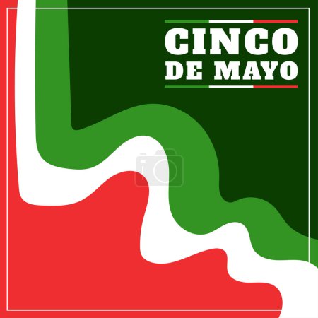 Téléchargez les photos : Vecteur plat design mexico Cinco de mayo concept gabarit fond - en image libre de droit