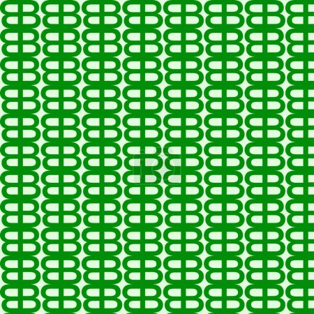 Illustration for Pakistan Independence Day Pattern Seamless Background - Royalty Free Image