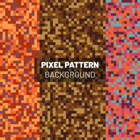 Téléchargez les photos : Pixel Pattern Résumé Conception de fond - en image libre de droit