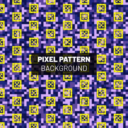 Téléchargez les photos : Pixel Pattern Résumé Conception de fond - en image libre de droit