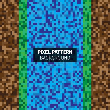 Téléchargez les photos : Pixel Pattern conception de fond - en image libre de droit