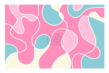Illustration for Vector Pastel of Pink Mozaic Abstract Background Graphic Resource - Royalty Free Image
